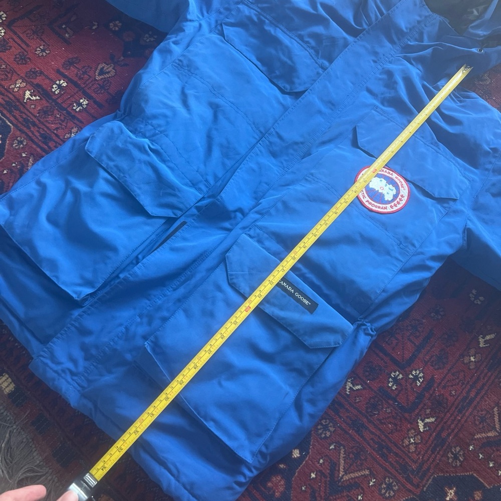 Canada Goose Blue Puffer Jacket